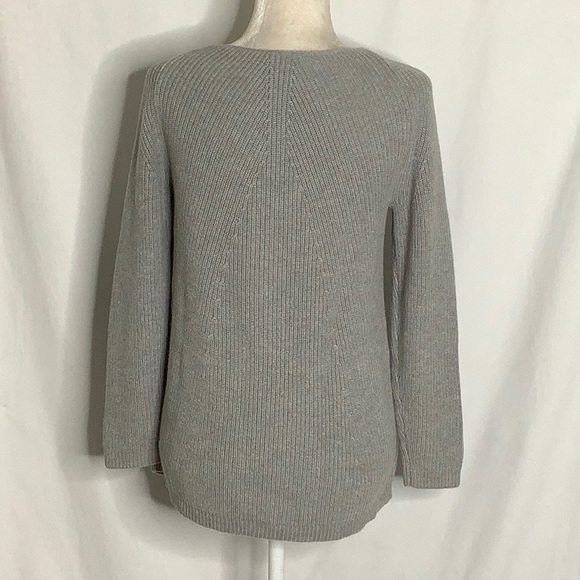 J. Jill Gray Cotton Viscose Sweater Size XS - Picture 2 of 13